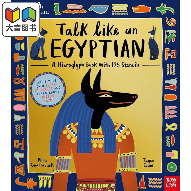 像埃及人一样说话 Talk Like an Egyptian 英文原版 儿童科普绘本 人文百科图画书 精装 进口儿童读物 7岁以上 大音