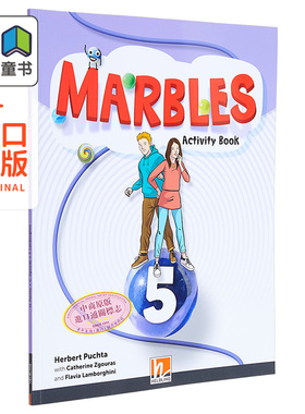 黑布林少儿英语课程 5级别活动手册含在线资源A1/A1+剑桥YLE考试适用 Marbles Activity Book 5 +app +e-zonekids 大音