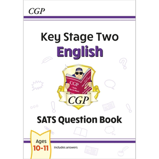 英国原版CGP教辅 KS2 Ages 7-10-11 English SATS Question & Work Book Stretch Grammar Punctuation Spelling 英文原版