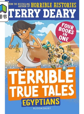糟糕又真实的故事 埃及人 Terrible True Tales Egyptians 可怕的历史作者Terry Deary 英文原版 历史故事章节书 大音