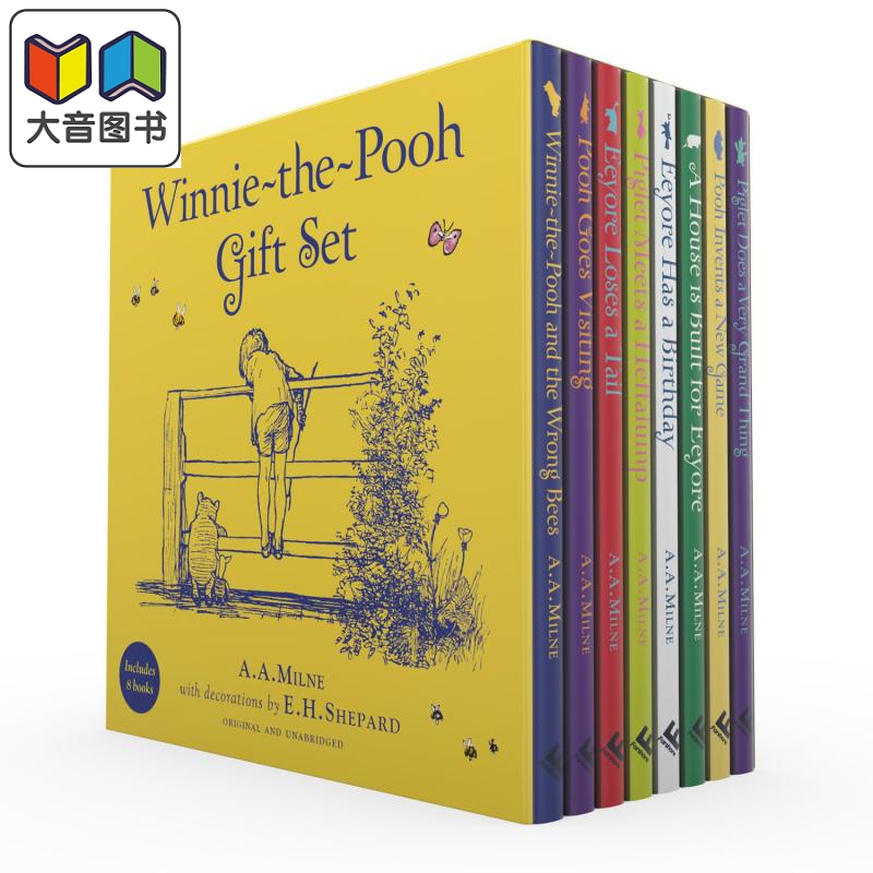 维尼熊故事精品套装 Winnie The Pooh Gift Book Collection 英文原版进口 儿童文学故事书 精装进口童书 5岁以上 大音 书籍/杂志/报纸 儿童读物原版书 原图主图