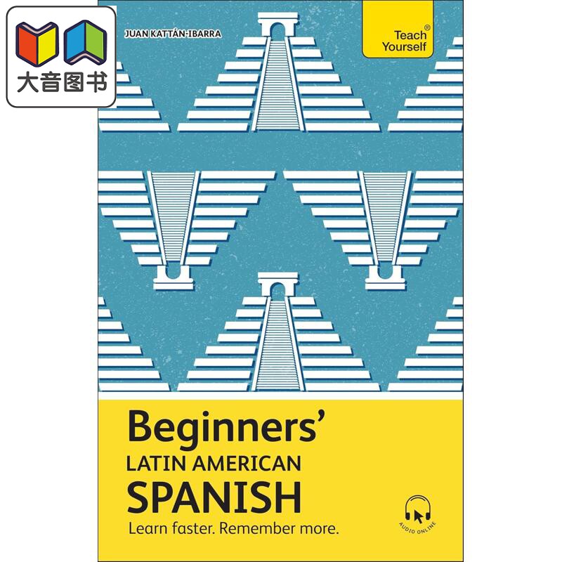 拉丁美洲西班牙语入门英文原版 Beginners Latin American Spanish Teach Yourself Beginners Language Learning 大音