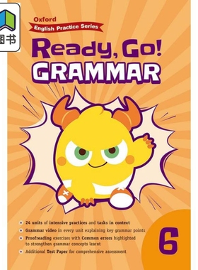 Oxford English Practice Ready Go Grammar P6 牛津小学英语练习系列 语法基础训练 6年级 英文原版进口图书 大音