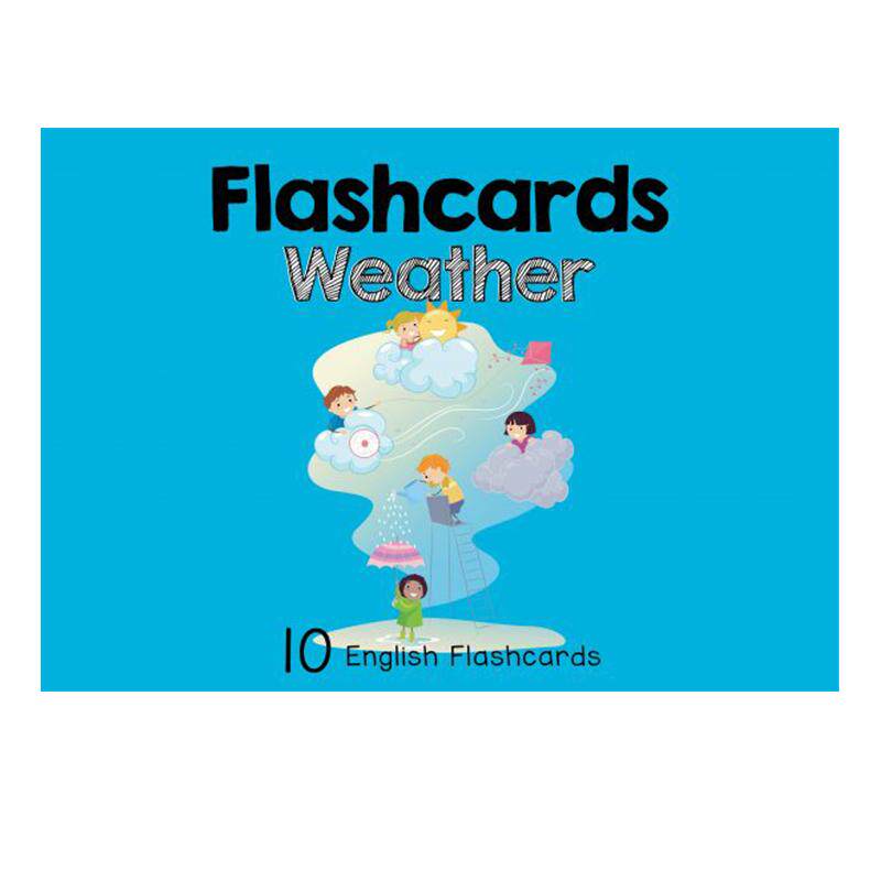 新加坡幼小衔接英语学习卡片cpd flashcards:weather 天气 抽认卡