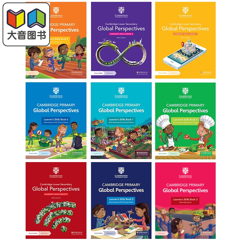 剑桥全球视野教材系列 中小学1-9 IGCSE&Olevel Cambridge Primary Global Perspectives Learners Skills Book 大音