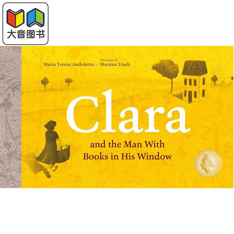 克拉拉与窗边藏书人 Clara and the Man With Books in his Window 英文原版 儿童绘本 图画故事书 进口童书 精装 大音