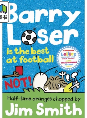 倒霉蛋巴里 巴里与足球The Barry Loser Barry Loser Is the Best at Football NOT英文原版儿童插画故事幽默笑话 大音