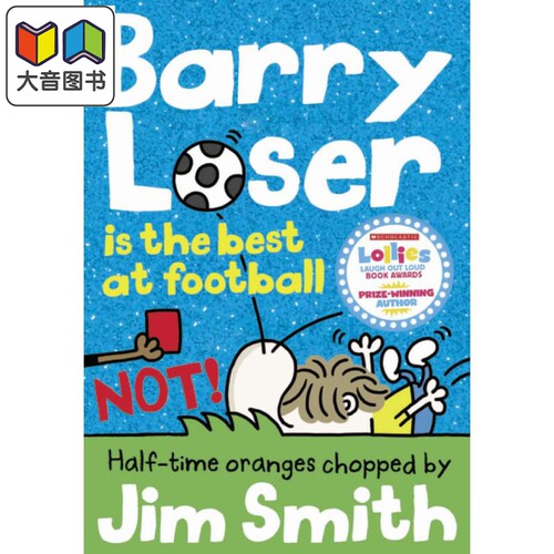 倒霉蛋巴里 巴里与足球The Barry Loser Barry Loser Is the Best at Football NOT英文原版儿童插画故事幽默笑话 大音