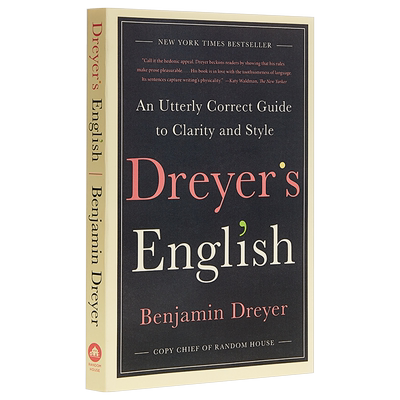 预售 Dreyers English Benjamin Dreyer 英文原版 兰登书屋首席文案 德雷耶英语指南 幽默风趣单词语法辨析 英语学习