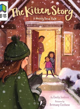 关于小猫的真实故事 Brittany Cicchese The Kitten Story A Mostly True Tale英文原版 动物故事绘本 精装进口 大音