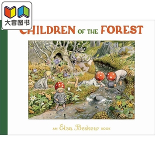 the 进口童书 孩子 Forest Beskow 中古绘本 英文原版 6岁 图画故事书 Children 精装 Elsa 森林 大音 儿童绘本