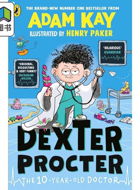 十岁的医生德克斯特 平装 Dexter Procter the 10 Year Old Doctor 英文原版进口童书 小初文学 儿童小说英语阅读 大音