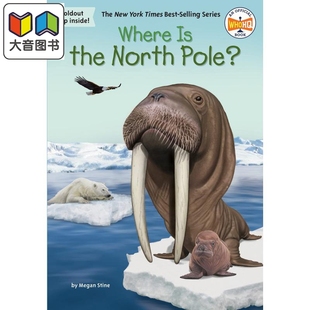 the 大音 book 地理地球科学知识百科图书 Where 进口童书 Pole North 哪里是北极 英文原版 Who 儿童科普读物