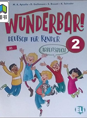 WUNDERBAR! 2 WB AUDIO CD 德语少儿教材 2级 练习册 音频CD ELI Publishing Group 大音