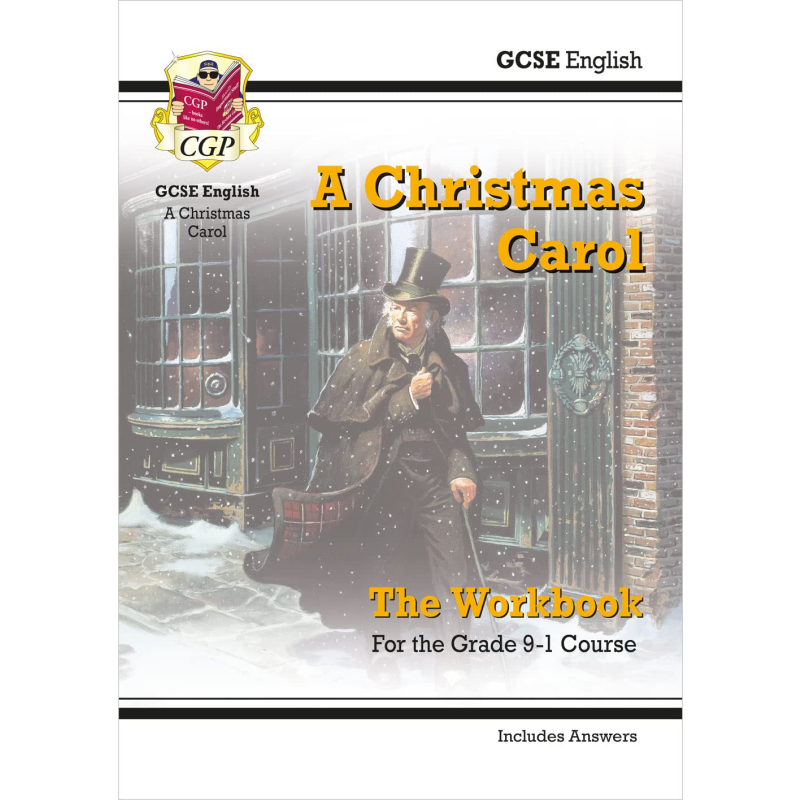 英国原版CGP教辅 GCSE English Workbook A Christmas Carol An Inspector Calls Shakespeare Macbeth 英文练习册含答案