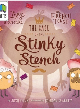 煎饼太太和吐司先生2 臭气冲天事件 Case of the Stinky Stench 英文原版 儿童绘本 故事图画书 精装绘本进口图书 大音