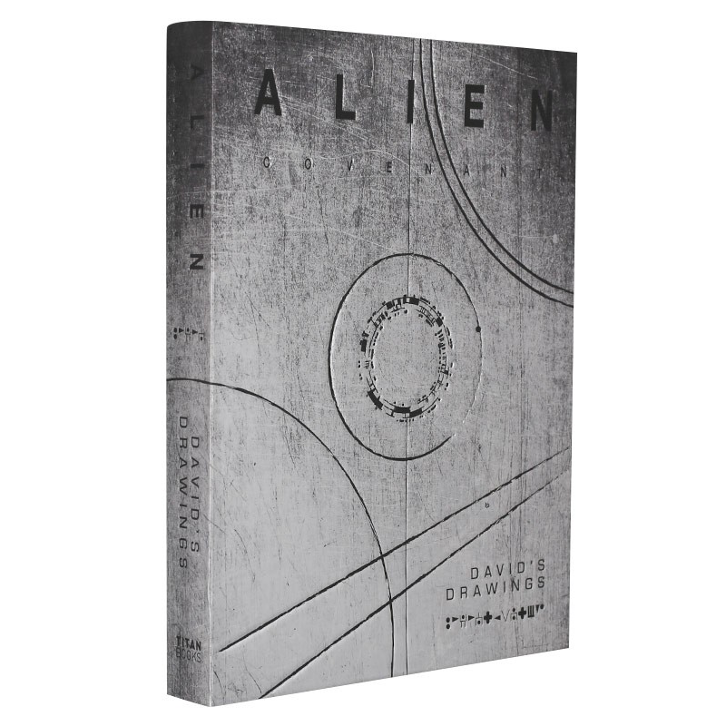 异形契约 戴维手稿 电影艺术画册 英文原版 Alien Covenant 人物原画设定集 精装艺术书