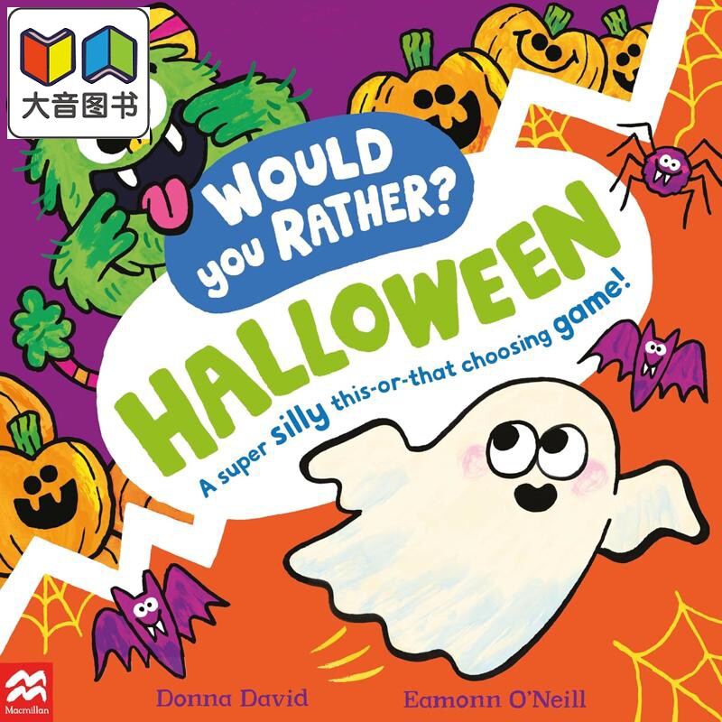你更爱的可能是节日 Would You Rather Halloween 英文原版 儿童绘本 亲子互动图画书 插图色彩鲜艳 进口童书2岁+ 大音