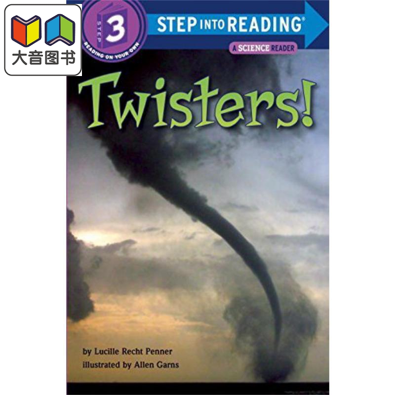 Step into Reading Step 3 Twisters! 兰登阅读进阶3：龙卷风！百科 英文原版 儿童绘本 分级阅读 Lucille Rechet Pen 大音