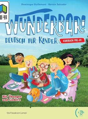 预售 WUNDERBAR! pre A1 德语少儿教材 预备级 学生书 ELI Publishing Group 大音