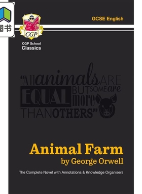英国CGP Animal Farm - The Complete Novel with Annotations and Knowledge Organisers 大音