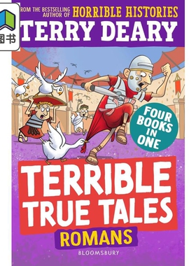 糟糕又真实的故事 罗马人 Terrible True Tales Romans 可怕的历史作者Terry Deary 英文原版 历史故事章节书 大音