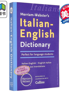 Merriam-Websters Italian-English Dictionary 麦林韦氏意英词典2024版 大音