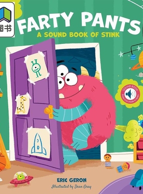 派对里的裤子 屁屁发声书Farty Pants A Stinky Book of Monsters 英文原版 儿童绘本故事书 动物故事 进口童书 大音
