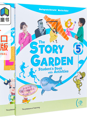 ELI YLE KET 适用 STORY GARDEN INTERN  STUDENTS PACK 英文原版 剑桥少儿英语 学生书 5 含音视频和在线练习资源
