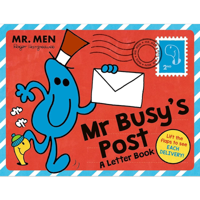 奇先生妙小姐 Mr Busys Post A Letter Book 繁忙先生的字母信件 Roger Hargreaves 英文原版进口纸板书 儿童绘本 大音