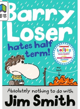 倒霉蛋巴里 我不喜欢训练营 The Barry Loser Hates Half Term 英文原版 儿童插画故事书 幽默笑话 进口儿童读物 大音