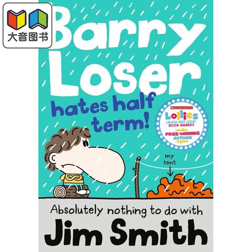 倒霉蛋巴里 我不喜欢训练营 The Barry Loser Hates Half Term 英文原版 儿童插画故事书 幽默笑话 进口儿童读物 大音
