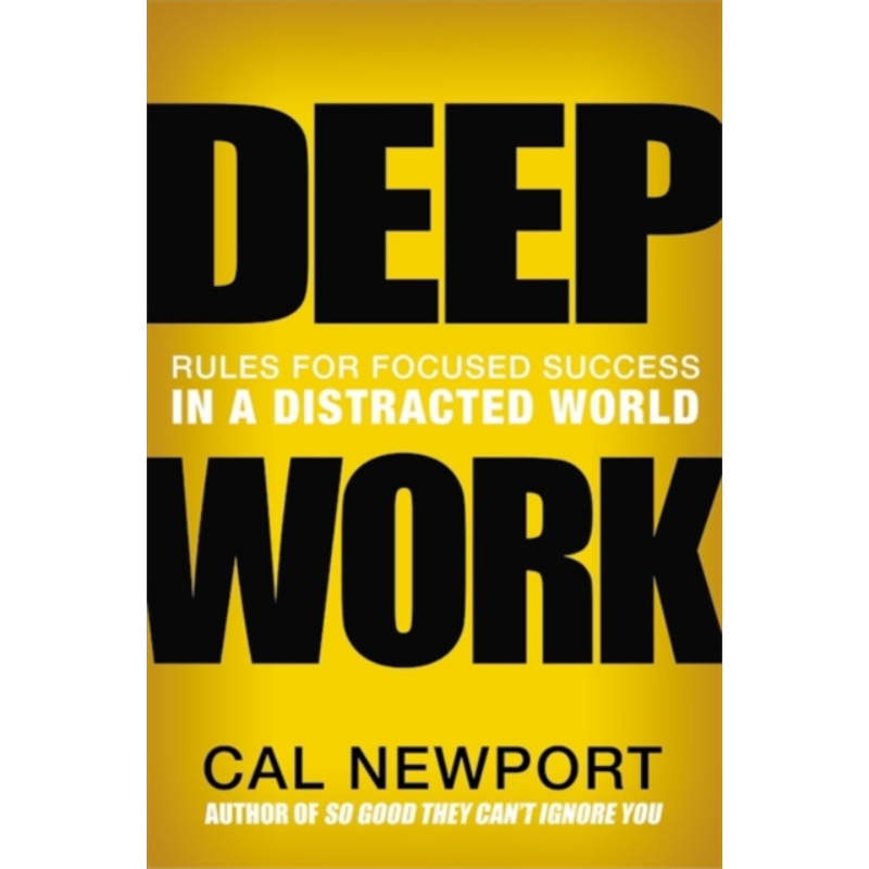预售 Deep Work 深度工作:一个分散注意力的世界 英文原版 Cal Newport