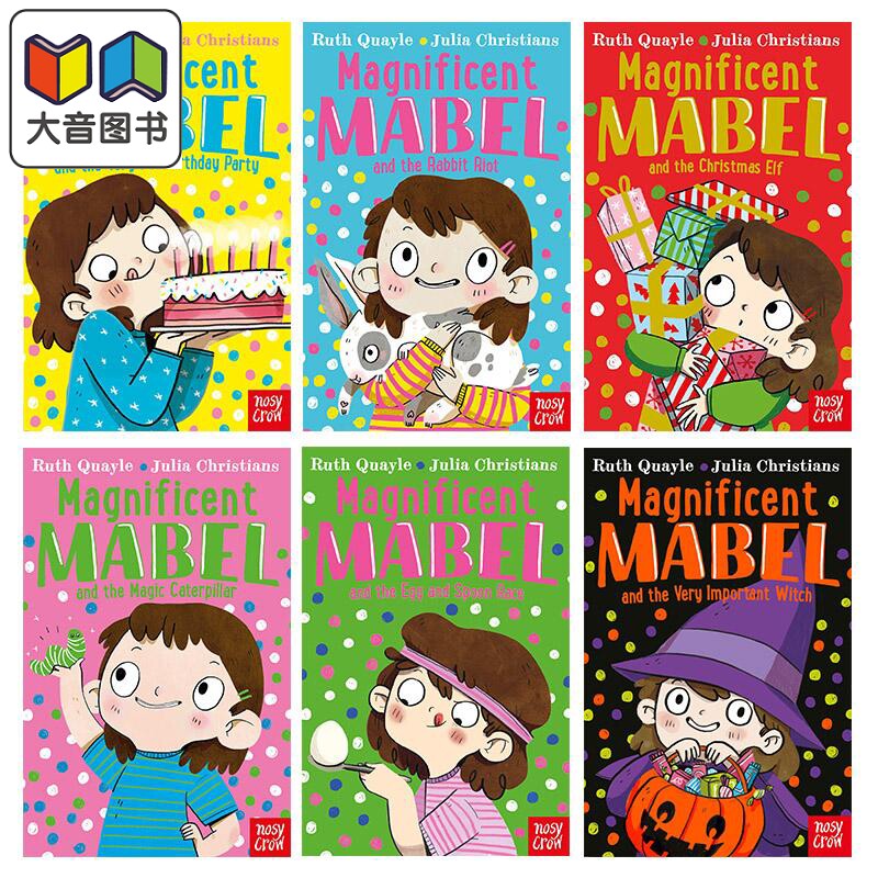Magnificent Mabel 梅布尔系列6册套装 幽默搞笑短篇小说 插图故事图画书 英文原版 进口图书 5-7岁