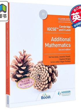 Cambridge Igcse and O Level Additional Mathematics Second Edition剑桥IGCSE和OLevel附加数学教材 第2版 大音