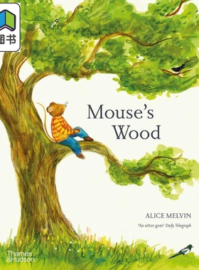Mouses Wood : A Year in Nature 森林里的一年(平装) 英文原版 进口图书 儿童绘本 动物故事图画书 自然四季读物 大音
