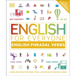 DK English for Everyone 系列 短语动词 英文原版 Phrasal Verbs 新视觉 人人学英语 日常综合训练单词词语参考书工具书