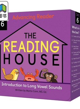 The Reading House Set 6 Intro Long Vowel 阅读小房子6级 英文原版 儿童绘本 分级阅读 Marla Conn 4-8岁 大音