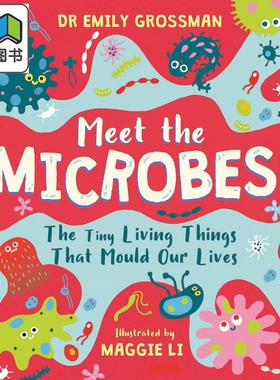 预售 认识微生物 Meet the Microbes The Tiny Living Things That Mould Our Lives英文原版儿童科普绘本知识百科图书 大音