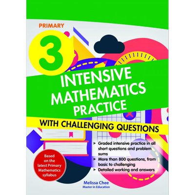 新加坡教辅 Intensive Mathematics Practice P3 小学三年级数学强化练习 课外练习备考用书 有答案