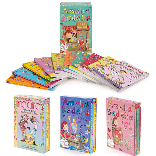 糊涂女佣章节书系列合集 Amelia Bedelia Chapter Book 漂亮的南希Fancy Nancy 英文原版儿童章节书 插图故事书大音