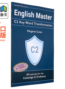 Prosperity Cambridge C2 CPE Proficiency English Master Key Word Transformation 20 practice tests 2022 关键词转换练?