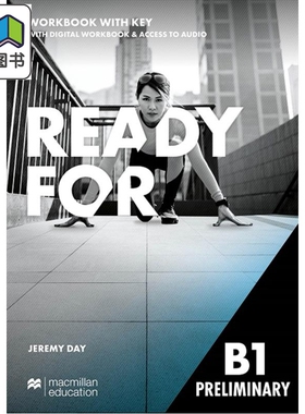 2025年新版剑桥PET考试备考练习册含答案配电子书和在线音频 Ready for B1 Preliminary Workbook +Digital Audio 大音