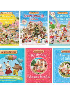 Sylvanian Families英文原版森贝儿家族主题图书合集 小鼻噶 小鼻嘠 故事绘本活动书贴纸书找找书儿童卡通动画巧克力兔Freya贵宾犬