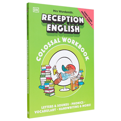 DK: Mrs Wordsmith Reception English Colossal Workbook 沃德史密斯夫人英语练习册（4-5岁）英文原版