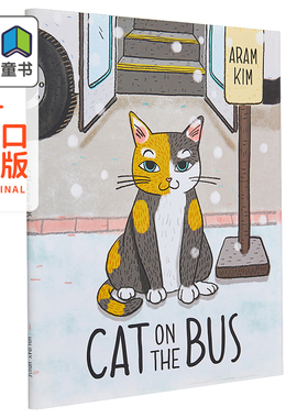 Aram Kim 巴士上的猫 Cat on the Bus 英文原版 进口图书 儿童绘本 故事图画书 4-6岁