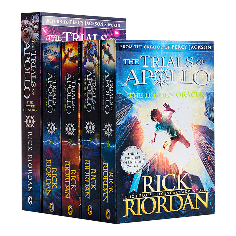 The Trials of Apollo #1 The Hidden Oracle 阿波罗的审判第一卷 隐藏的神谕甲骨文 英文原版小说 Percy Jackson Rick Riord 书籍/杂志/报纸 儿童读物原版书 原图主图