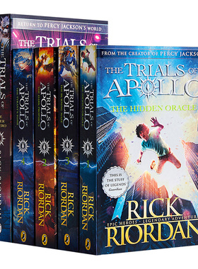 The Trials of Apollo #1 The Hidden Oracle 阿波罗的审判第一卷 隐藏的神谕甲骨文 英文原版小说 Percy Jackson Rick Riord