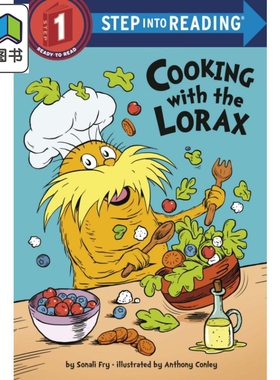 Step into Reading Step 1 Cooking With The Lorax 兰登阅读进阶1苏斯博士 与罗力斯一起煮食 英文原版 儿童绘本 大音