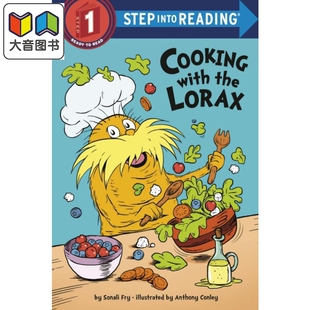 Reading 大音 儿童绘本 Lorax Step into 兰登阅读进阶1苏斯博士 Cooking 英文原版 预售 With 与罗力斯一起煮食 The